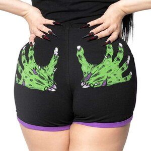 Skeleton Hand Running Lounge Shorts S-M-L-XL-2XL-3XL NWT